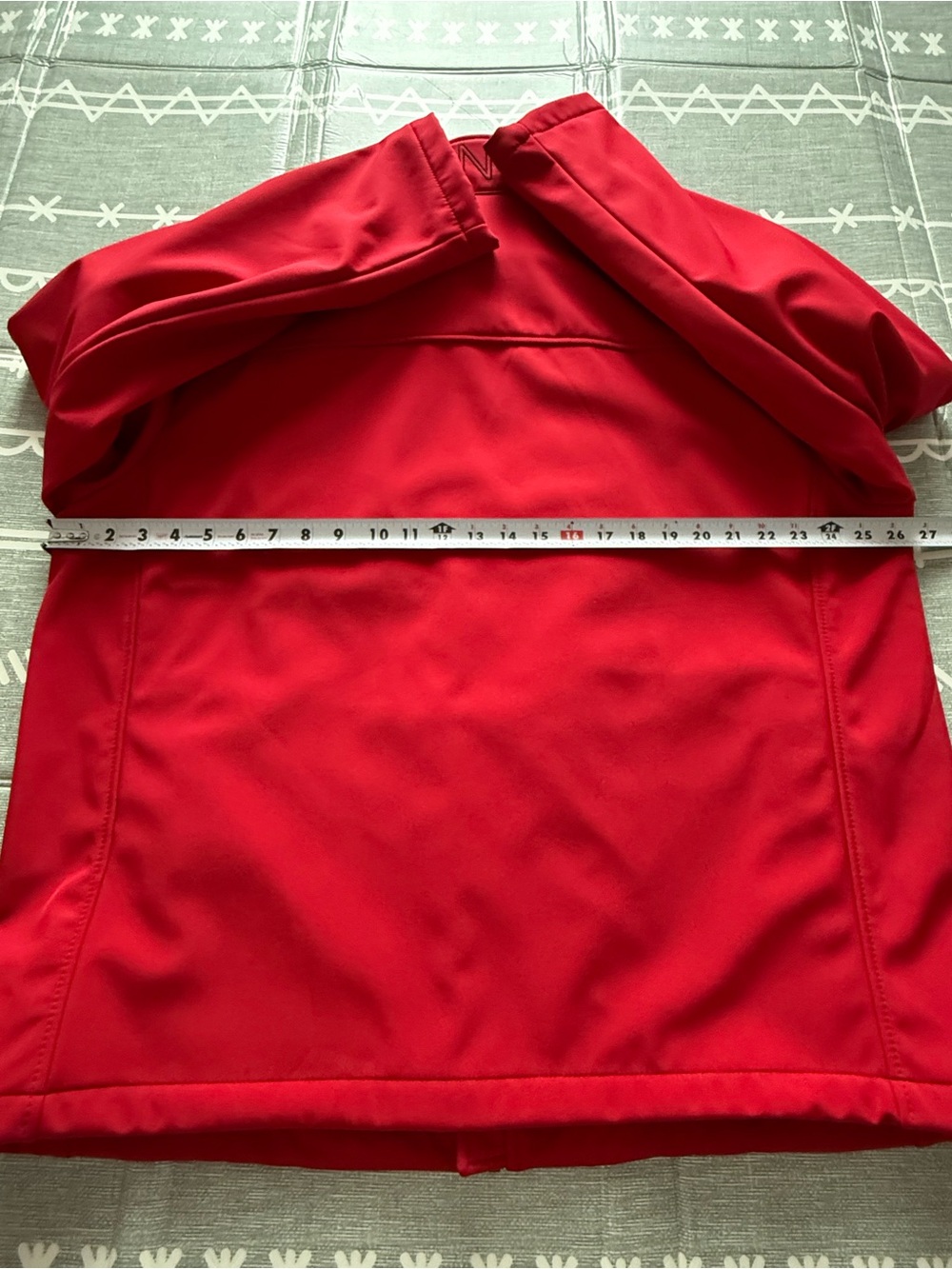 Calvin Klein Red Soft Shell Jacket Men’s XL Fleece Lined Full Zip - Picture 10 of 13